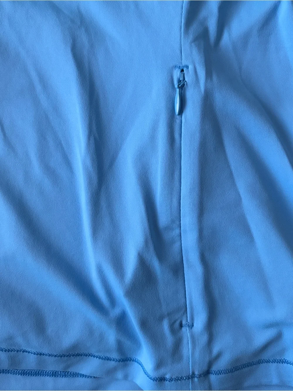 Title Nine Blue Sunbuster UPF 50 Long Sleeve Zip Up Lightweight Hooded Jacket